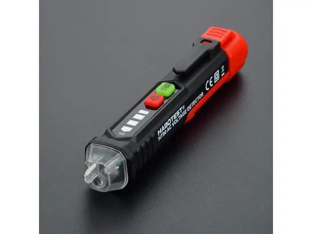 Alt view image 3 of 7 - First picture~Electrician Wiring Checker pen Tester Smart Detection Non-Contact AC Voltage Detector Tester Wall Socket LIVE Null Wire Alarm(Gold HT90 P en Tester )