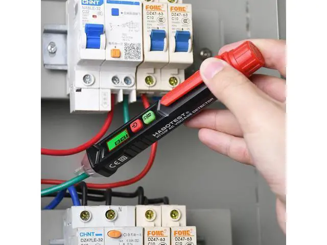 Alt view image 2 of 7 - First picture~Smart AC Voltage Meter Indicator Detector Tester pen Non Contact Sensor 12V-1000V Sensitivity Adjustable with Flashlight(Measuring range: Other AC 12-1000V Silver HT100P P hash Voltage )