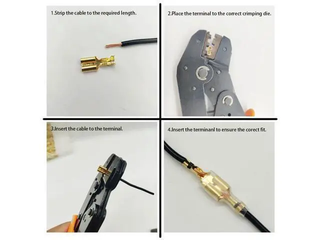 Alt view image 7 of 7 - First picture~Metal Connector 2.8/4.8/6.3mm Copper Wire Terminals Male Female Connectors Electric Terminal Wire Connection Spade Connector(Line Connector Ivory 600Pcsbox )