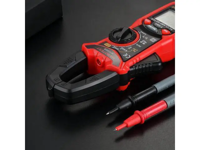 Alt view image 4 of 7 - First picture~Clamp Multimeter DC Curent Clamp Meter Digital professional True RMS Capacitance AC DC Ohm Hz C/F pinza Amperimetrica Tester(White HT208A 1000A Auto )