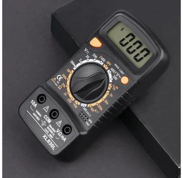 Alt view image 2 of 6 - First picture~professional Multimeter Digital Multimetro XL830L AC/DC Voltmeter Ammeter Voltage Current Diode Continuity hFE Tester Meter(Purple XL830L )