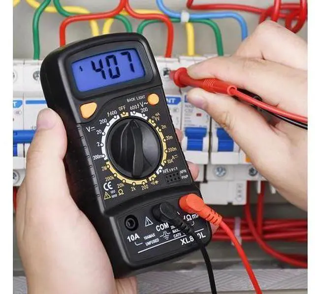 Alt view image 3 of 6 - First picture~professional Multimeter Digital Multimetro XL830L AC/DC Voltmeter Ammeter Voltage Current Diode Continuity hFE Tester Meter(Purple XL830L )