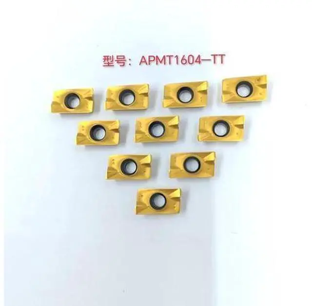 Main image of 10PCS milling inserts carbide Tungsten insert for CNC milling cutters Machine (APMT1604-TT