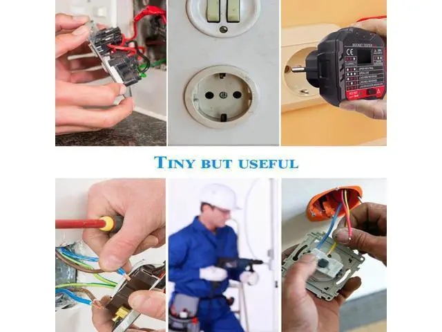 Alt view image 7 of 7 - First picture~Socket Tester Voltage Indicator HT106 professional Digital Electric Outlet Detector EU UK plugs Circuit Check 30mA RCD(Green HT106D Euro Socket )