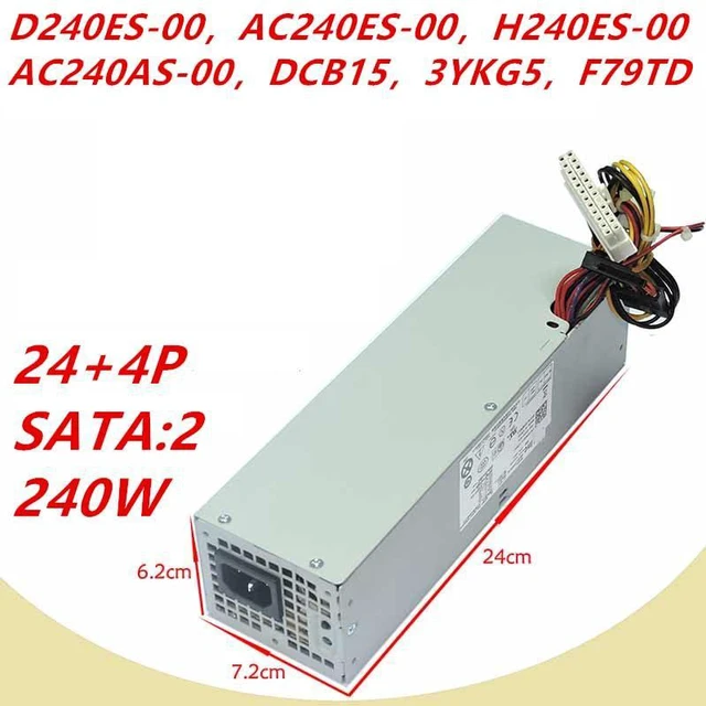Alt view image 2 of 6 - PSU for 390 790 990 3010 7010 9010 240W Power Supply D240ES-00 AC240ES-00 H240ES-00 AC240AS-01 H240AS-00
