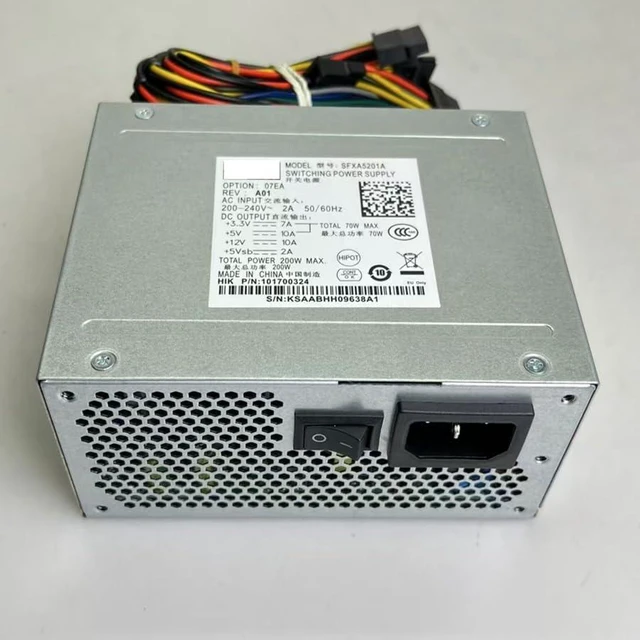 Alt view image 5 of 6 - PSU for DVR NVR for Hard Disk Recorder 200W Power Supply SFXA5201A GW-M200HSDA