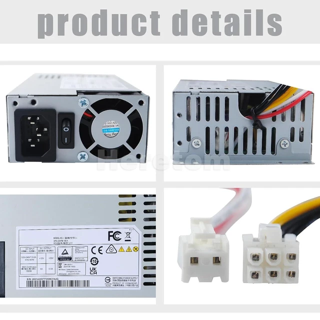 Alt view image 6 of 6 - PSU for 7808N Poe Video Recorder 190W Power Supply DPS-200PB-185A KSA-180S2-A KSA-180S2 DPS-200PB-185 A