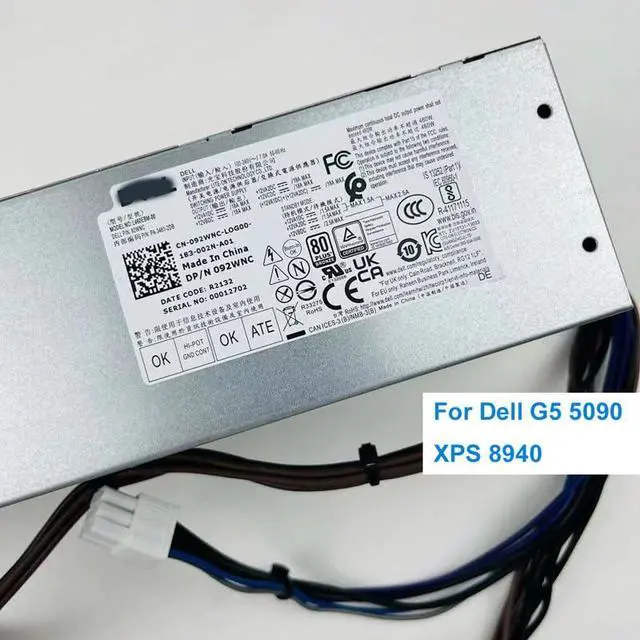Alt view image 4 of 7 - L460EBM-00 H460EBM-00 HU460AM-01 Power Supply for De ll Opti Plex 3046 3040 3050 5050 5070 7070 7050 7060 MT 460W