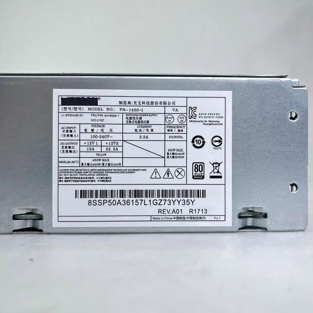 Alt view image 6 of 6 - PSU for 510S M4000S M4000q M420 450W Power Supply PA-1450-1