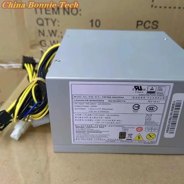 Alt view image 3 of 3 - PSU 500W Switching Power Supply 00PC774 FSP500-50AGPAA