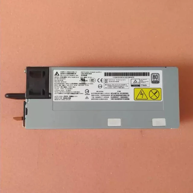 Alt view image 7 of 7 - DPS-750AB-28 A Power Supply PSU for X3550 X3650 M5 Server 94Y8143 94Y8144 94Y8199 DPS-750AB-28 A DPS-750AB-28A