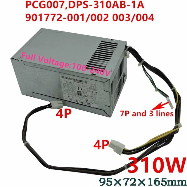 Alt view image 2 of 6 - PCG007 DPS-310AB-1 A DPS-310AB-3 A D17-310P2A D19-310P1A 310W Original New Power Supply for H P 680 280 800 600 480 288 G3 G4