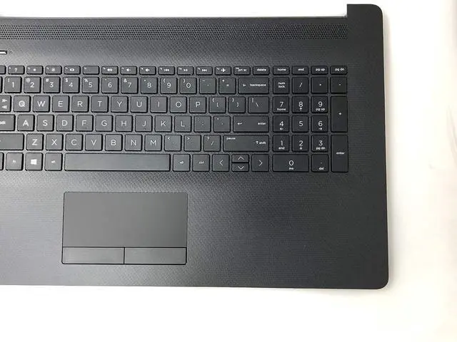 Alt view image 3 of 7 - Replacement for HP Pavilion17BY 17-by 17CA 17-CA Laptop Upper Case Palmrest Keyboard Touchpad Assembly Part L48409-001 6070B1546701
