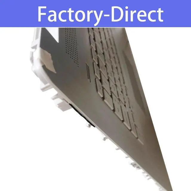 Alt view image 4 of 7 - Replacement for HP 17BY 17-by 17CA 17-CA Laptop Upper Top Cover Case Palmrest Backlit Keyboard Touchpad Assembly Part with ODD L92783-001 6070B1308113 Top Cover Sliver 2020 Year