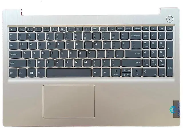 Alt view image 2 of 7 - SBB0X77935 5CB0X57656 5CB1D03627 Replacement for Lenovo ideapad 3-15IIL05 81WE 3-15ITL05 81X8 Laptop Upper case Palmrest Assembly with Non-Backlit US Keyboard and Touchpad Gold