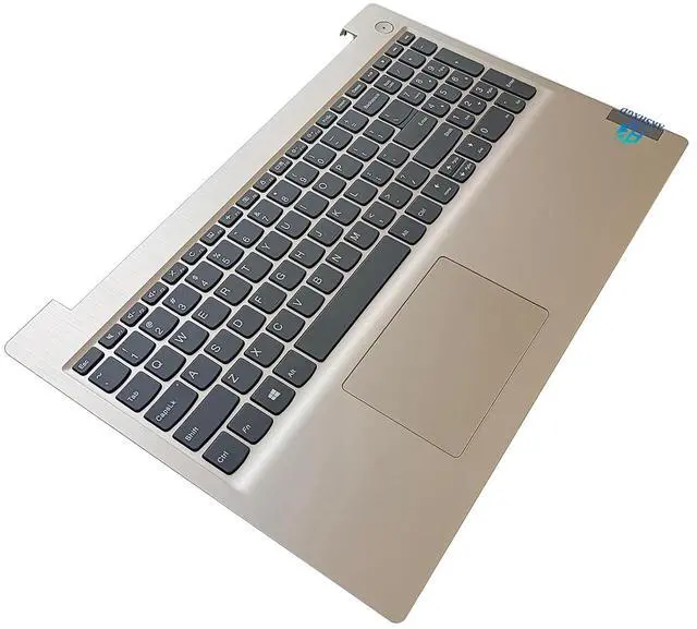 Alt view image 3 of 7 - SBB0X77935 5CB0X57656 5CB1D03627 Replacement for Lenovo ideapad 3-15IIL05 81WE 3-15ITL05 81X8 Laptop Upper case Palmrest Assembly with Non-Backlit US Keyboard and Touchpad Gold