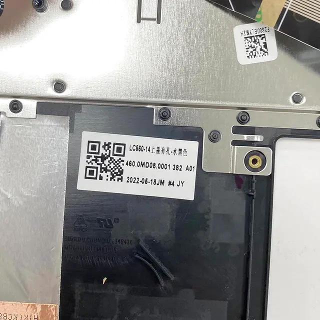 Alt view image 6 of 7 - Replacement for Lenovo Ideapad Flex 5-14IIL05 5-14ARE05 5-14ITL05 Laptop Upper Top Cover Case Palmrest Backlit Keyboard Assembly Part 5CB0Y85490 460.0MD08.0001 Grey