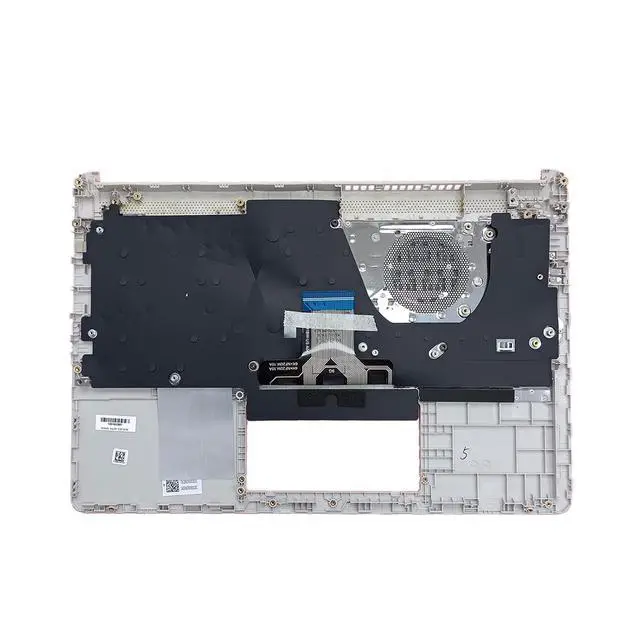 Alt view image 2 of 7 - Replacement for Hp 14T-DQ200 14-DQ 14-FQ 14s-dq 14s-dr 14s-fq Laptop Upper Top Cover Case Palmrest Not-Backlit Keyboard Assembly Part L88200-001 Sliver