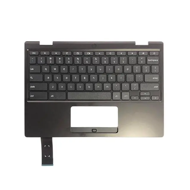 Alt view image 2 of 7 - 90NX03V1-R31US0 Replacement for Asus Chromebook 11 CR1100CKA Laptop Upper case Palmrest Assembly Part with Non-Backlit US Keyboard