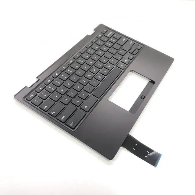 Alt view image 7 of 7 - 90NX03V1-R31US0 Replacement for Asus Chromebook 11 CR1100CKA Laptop Upper Top Cover Case Palmrest Not-Backlit US Keyboard Assembly Part