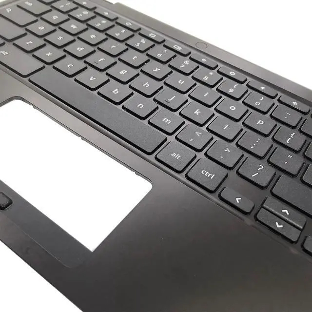 Alt view image 7 of 7 - 90NX03V1-R31US0 Replacement for Asus Chromebook 11 CR1100CKA Laptop Upper case Palmrest Assembly Part with Non-Backlit US Keyboard