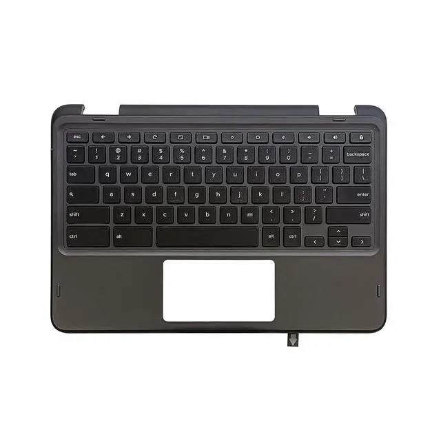Alt view image 2 of 7 - 034Y6Y 34Y6Y Replacement for Dell Chromebook 3100 2in1 Laptop Upper case Palmrest Assembly Part with US Keyboard