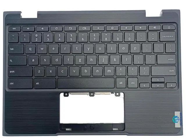 Alt view image 3 of 7 - 5CB0T79741 Replacement for Lenovo 100e Chromebook 2nd Gen 81MA Laptop Upper Top Cover Case Palmrest Keyboard Assembly Part Black