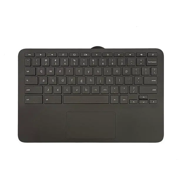 Alt view image 2 of 7 - M47382-001 Replacement for HP Chromebook 11 G9 EE Laptop Upper case Palmrest Assembly with US Keyboard and Touchpad