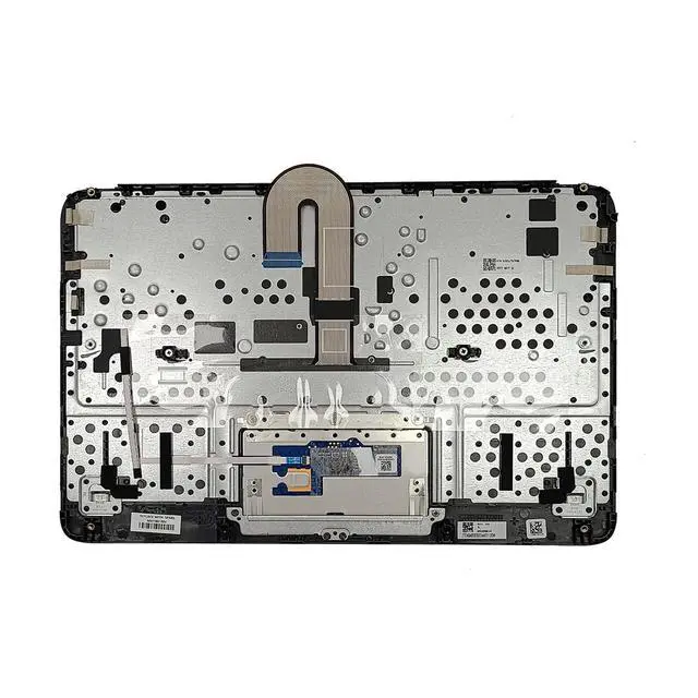 Alt view image 3 of 7 - M47382-001 Replacement for HP Chromebook 11 G9 EE Laptop Upper case Palmrest Assembly with US Keyboard and Touchpad