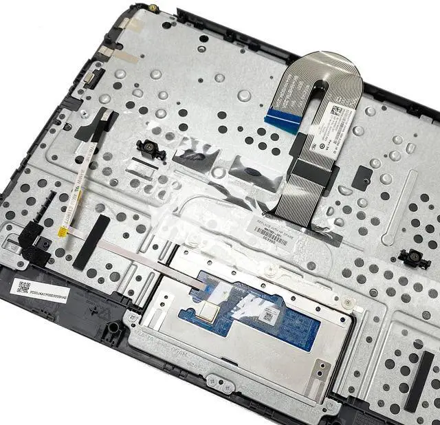 Alt view image 6 of 7 - M47382-001 Replacement for HP Chromebook 11 G9 EE Laptop Upper case Palmrest Assembly with US Keyboard and Touchpad