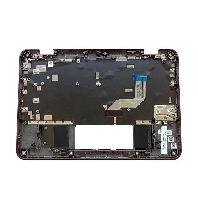 Alt view image 3 of 7 - 5M11H52901 Replacement for Lenovo 100E Chromebook Gen 3 Laptop Upper case Palmrest Assembly with Non-Backlit US Keyboard Black
