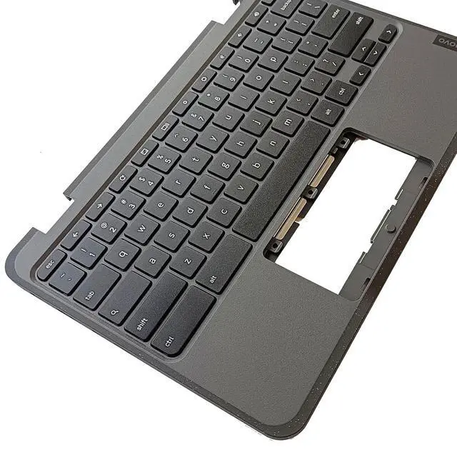 Alt view image 5 of 7 - 5M11H52901 Replacement for Lenovo 100E Chromebook Gen 3 Laptop Upper case Palmrest Assembly with Non-Backlit US Keyboard Black