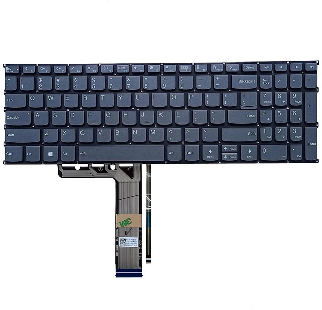 Main image of Replacement Laptop Backlit Keyboard for Lenovo Yoga 7-15ITL5 7-15IMH05 IdeaPad 5-15ARE05 5-15ALC05 5-15IIL05 5-15ITL05 3-15ADA05 3-15IGL05 3-15ITL05 SN20W65236 SN20Z38683 PR5SB GYG51