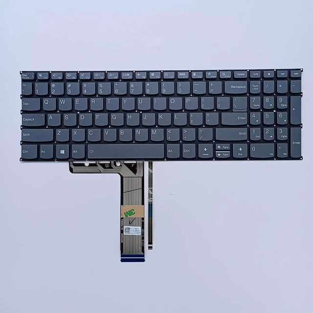 Alt view image 5 of 7 - Replacement Laptop Backlit Keyboard for Lenovo Yoga 7-15ITL5 7-15IMH05 IdeaPad 5-15ARE05 5-15ALC05 5-15IIL05 5-15ITL05 3-15ADA05 3-15IGL05 3-15ITL05 SN20W65236 SN20Z38683 PR5SB GYG51
