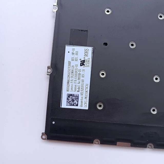 Alt view image 7 of 7 - Replacement Laptop Backlit Keyboard for Lenovo Yoga 7-15ITL5 7-15IMH05 IdeaPad 5-15ARE05 5-15ALC05 5-15IIL05 5-15ITL05 3-15ADA05 3-15IGL05 3-15ITL05 SN20W65236 SN20Z38683 PR5SB GYG51