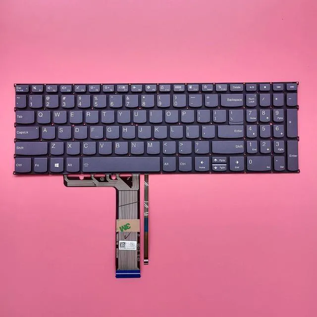 Alt view image 3 of 7 - Replacement Laptop Backlit Keyboard for Lenovo Yoga 7-15ITL5 7-15IMH05 IdeaPad 5-15ARE05 5-15ALC05 5-15IIL05 5-15ITL05 3-15ADA05 3-15IGL05 3-15ITL05 SN20W65236 SN20Z38683 PR5SB GYG51