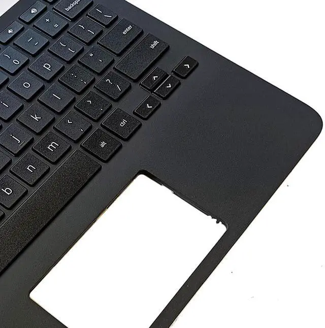 Alt view image 6 of 7 - M44258-001 Replacement for HP Chromebook 11MK G9 EE Laptop Top Cover Upper Case Palmrest Keyboard Assembly Part Black