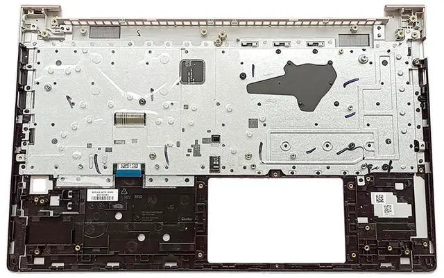 Alt view image 6 of 7 - Replacement for HP ProBook 450 G8 455 G8 Laptop Upper Top Cover Case Palmrest Backlit Keyboard Assembly Part M21742-001 Silver