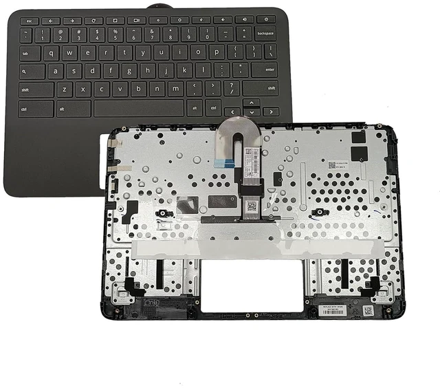 Main image of Replacement for HP Chromebook 11 G9 EE Laptop Palmrest Assembly with US Keyboard M47382-001