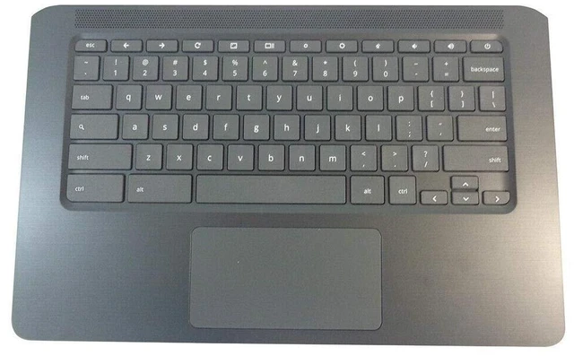 Main image of for HP Chromebook 14 G5 Upper Palmrest Case with Keyboard Trackpad L14354-001 L14355-001