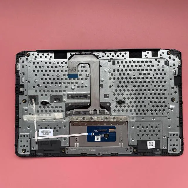 Alt view image 4 of 7 - for HP Chromebook 14 G5 Upper Palmrest Case with Keyboard Trackpad L14354-001 L14355-001