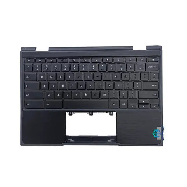 Alt view image 2 of 7 - 5CB0T79502 Replacement for Lenovo 300e Chromebook 2nd Gen 81MB Laptop Upper Top Cover Case Palmrest Not-Backlight Keyboard Assembly Part Black