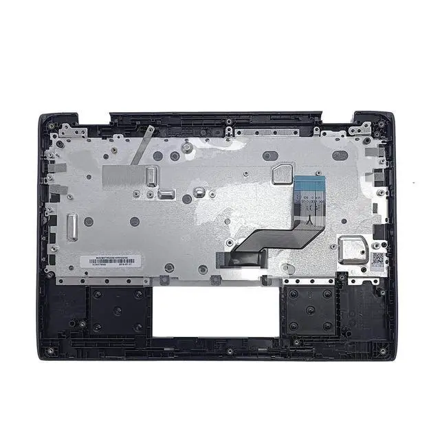 Alt view image 3 of 7 - 5CB0T79502 Replacement for Lenovo 300e Chromebook 2nd Gen 81MB Laptop Upper Top Cover Case Palmrest Not-Backlight Keyboard Assembly Part Black