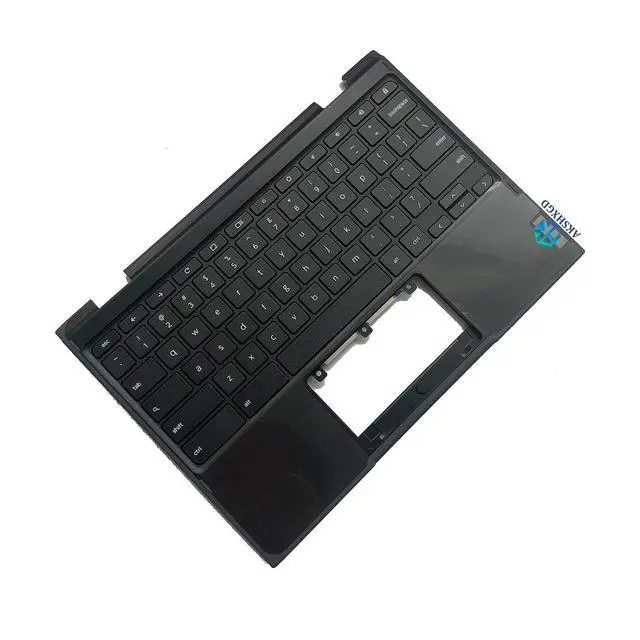 Alt view image 6 of 7 - 5CB0T79502 Replacement for Lenovo 300e Chromebook 2nd Gen 81MB Laptop Upper Top Cover Case Palmrest Not-Backlight Keyboard Assembly Part Black