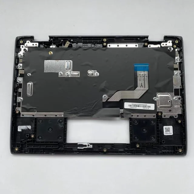 Alt view image 4 of 7 - Replacement Laptop Upper Case Palmrest Non-Backlit Keyboard Assembly Part for Lenovo 300E Chromebook 2nd Gen AST 82CE 5CB0Z21541 Black