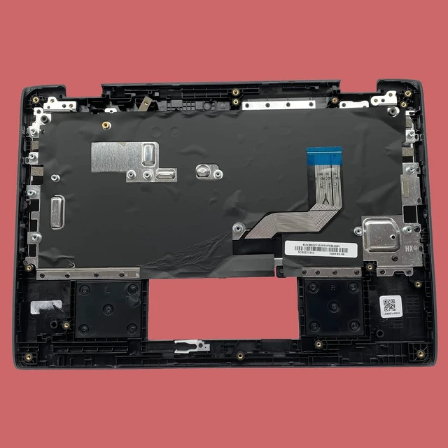 Alt view image 6 of 7 - Replacement Laptop Upper Case Palmrest Non-Backlit Keyboard Assembly Part for Lenovo 300E Chromebook 2nd Gen AST 82CE 5CB0Z21541 Black