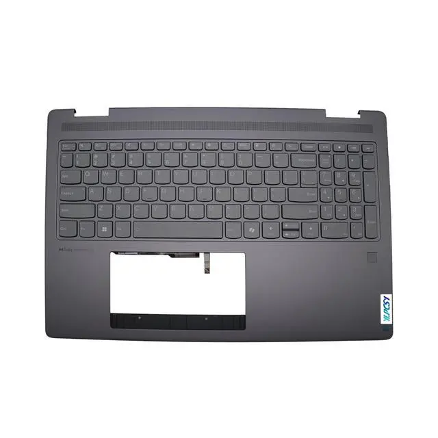 Alt view image 2 of 7 - 5CB1N95158 Replacement for Lenovo Yoga 7 2-in-1 16IML9 Laptop Upper Top Cover Case Palmrest US Keyboard Assembly Part