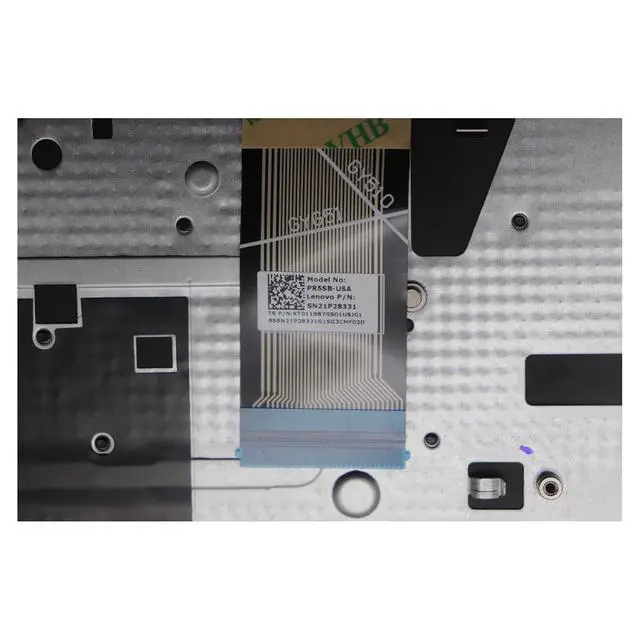 Alt view image 7 of 7 - 5CB1N95158 Replacement for Lenovo Yoga 7 2-in-1 16IML9 Laptop Upper Top Cover Case Palmrest US Keyboard Assembly Part