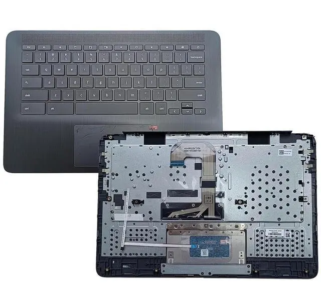 Main image of L90459-001 Replacement for HP Chromebook 14 G6 CB14G6 CelN4000 15.6" Laptop Upper case Palmrest Assembly with US Keyboard and Touchpad