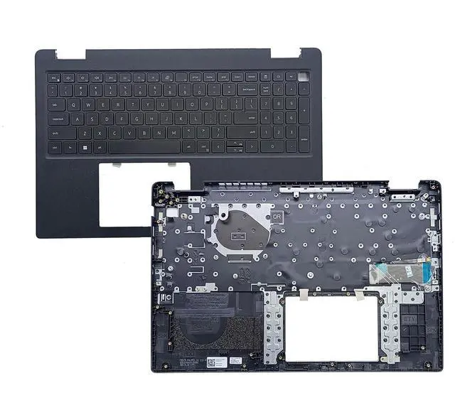 Main image of DJP76 0DJP76 Replacement for DELL Latitude 3520 E3520 Laptop Upper case Palmrest Assembly Part with Backlit US Keyboard Black
